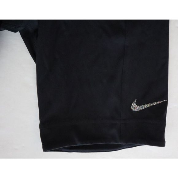Nike Yoga DQ4890-010 Men's Sz M Black Dri-FIT Tight Fit Training Shorts - Picture 9 of 11